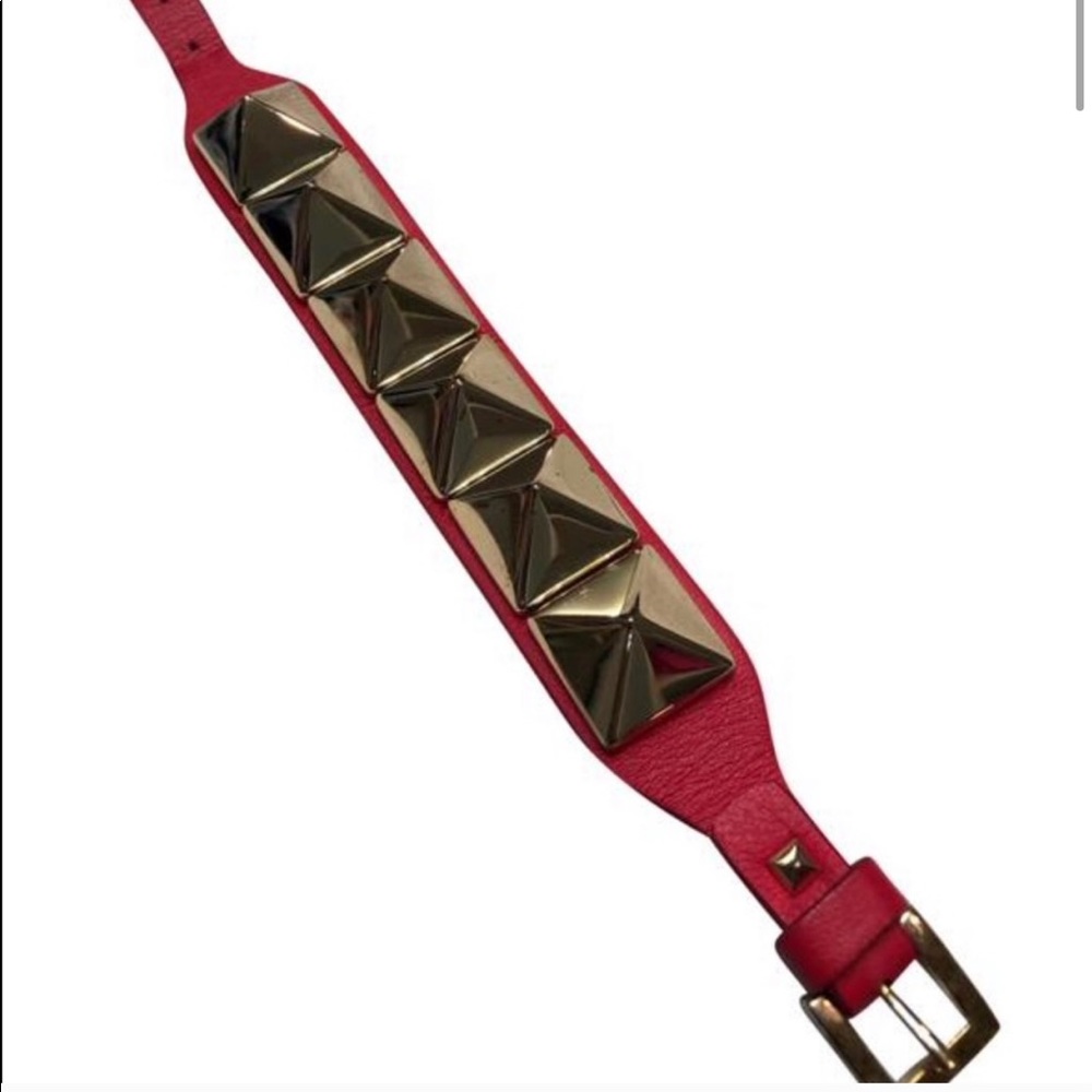 NWT Valentino Garavani large stud pyramid bracelet